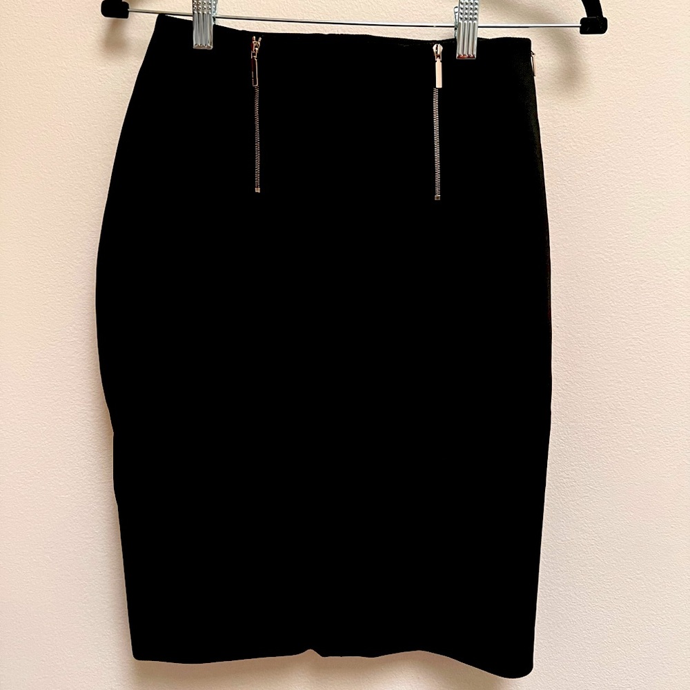Double Zip Boss pencil skirt